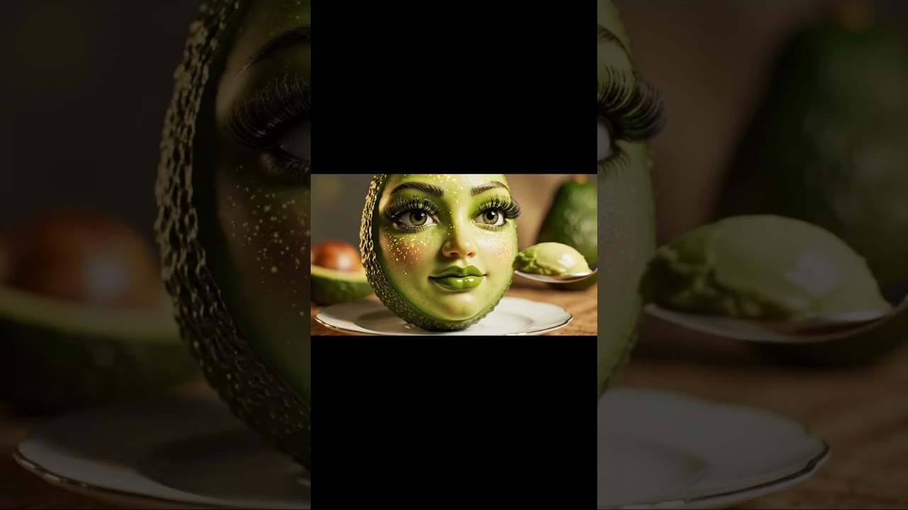 Food With Faces ⑤— Peach, Avocado & Pineapple 🍑🥑🍍