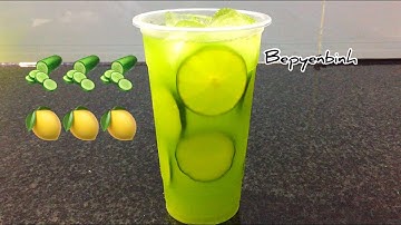 NƯỚC ÉP DƯA LEO 🥒 CHANH 🍋 ĐẸP DA ĐẸP DÁNG. NƯỚC UỐNG GIẢM CÂN. BẾP YÊN BÌNH