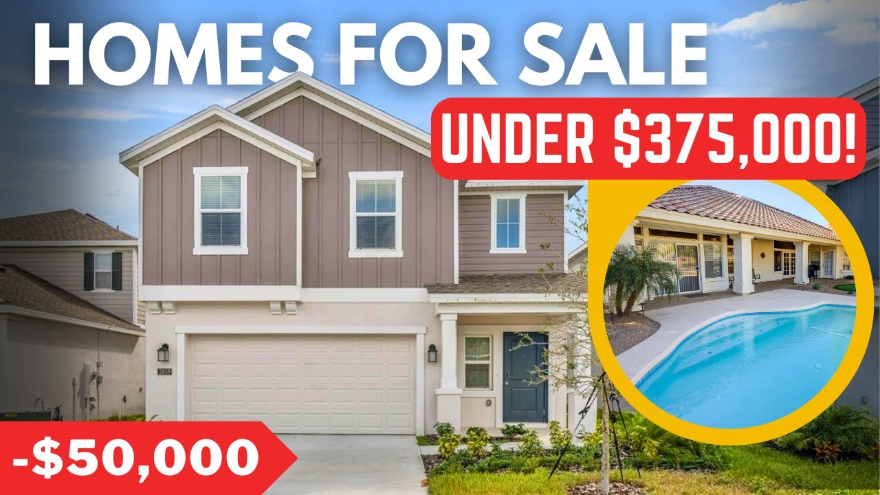 Inside 3 Florida Homes For Sale Near Disney Under $375,000 in 2025 As Prices Start To Drop!