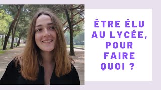 Être Élu Au Lycée Pour Faire Quoi ?