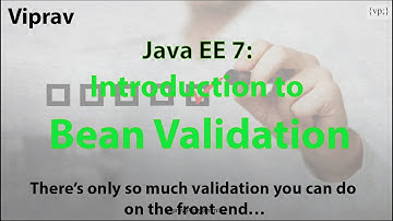 21 - Introduction to Bean Validation