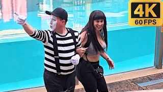 The infectious mime Rob from SeaWorld Orlando 😂🤣 Rob the mime #robthemime #seaworldmime