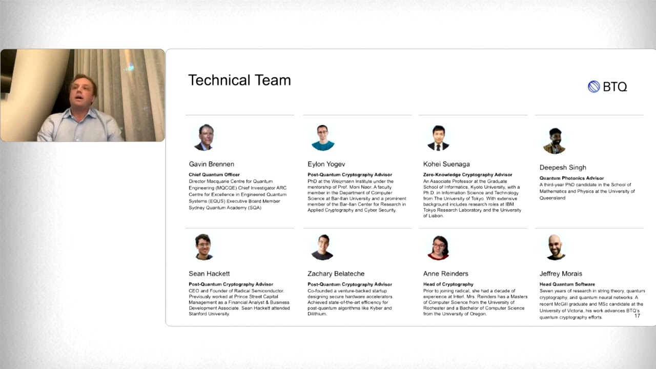 BTQ Technologies Corp. (OTCQX: BTQQF | CBOE.CA: BTQ) : Virtual Investor Conferences