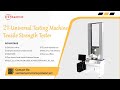 Tensile machine 2T-replacing fixture operation video