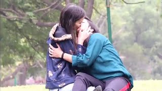 Lesbian Prank On Sapna Real Kissing Prank Sapna 20