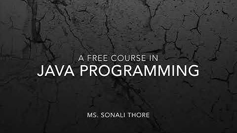 Java Programming Tutorials | SonaliThore | LLAGT #LLAGT
