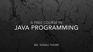 Java Programming Tutorials | SonaliThore | LLAGT #LLAGT