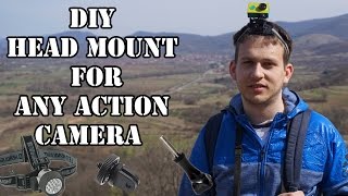 How To Create Diy Head Mount For Action Camera Gopro, Sjcam, Xiaomi Yi