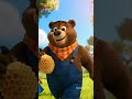 கரடி மாமா - Bear Uncle Song | Tamil Nursery Rhymes for kids | Galatta Kids | Animals Song | Shorts