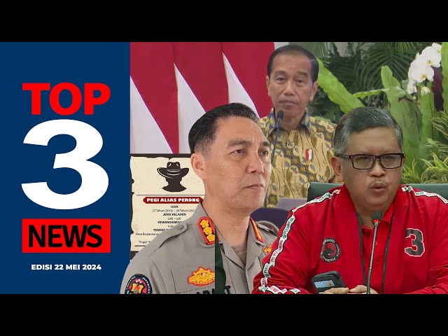 Pegi Buron Kasus Vina Ditangkap, Hasto soal Rakernas PDIP, Jokowi soal Tuntutan Warga [TOP 3 NEWS] class=