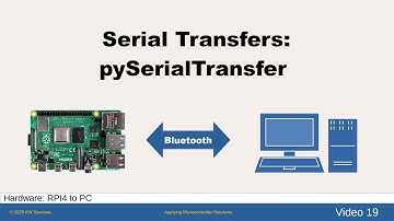 Python - Serial Transfers: Deploy pySerialTransfer to Raspberry Pi OS and use Bluetooth Serial Port