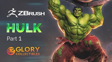 Zbrush Hulk Sculpting Timelapse: Dynamic Pose and Anatomy - Part 01