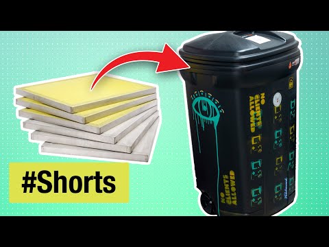 Screenprinting DIY hack 1 Shorts