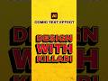 Bold Comic Text Effect Tutorial | Illustrator