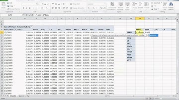 Excel Correlation Matrix --Simpler Method