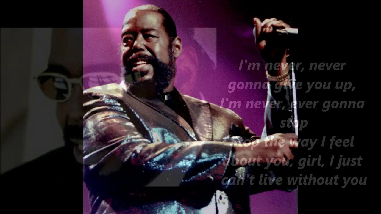 Barry White Never Never Gonna Give Ya Up John Morales M&M MIX YouTube