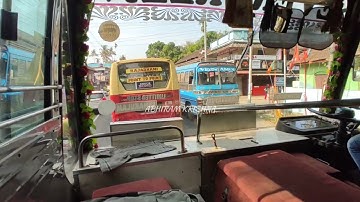 EVERGREEN Kozhikode Ernakulam LS|KSRTC V/S PRIVATE BUS Tight chasing | MUDIYAN MANU BRO|