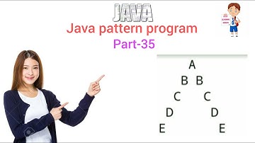 Java pattern program part 36 Easy Learning Genius
