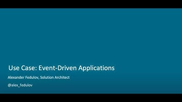 Streaming Concepts & Introduction to Flink - Use Case: Event-Driven Applications