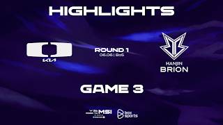 Highlights DK vs BRO | Game 3 | Round 1 | LCK 2026 Road to MSI