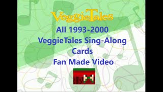 Veggietales Sing-Along Cards From 1993-2000 Fan Made Video W Ninja Master Gamer