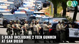 5 DEAD INCLUDING 2 TEEN GUNMEN AT SAN DIEGO; HATE MOTIVE PROBED