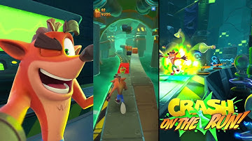 Crash Bandicoot: On The Run - Sewer or Later Challenge (Break all the Crates)