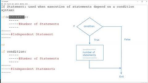 Python 5.1.1 | Flow Control or Decision Making Statement | for Beginners and Professionals | Hindi