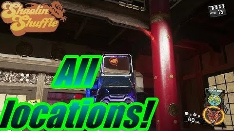 Shaolin Shuffle main Easter Egg step 4 shoot the red symbols all known locations!