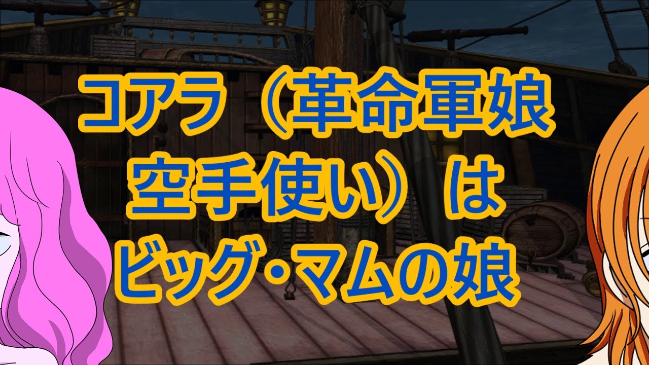 コアラ 革命軍娘 空手使い はビッグ マムの娘 ワンピース126