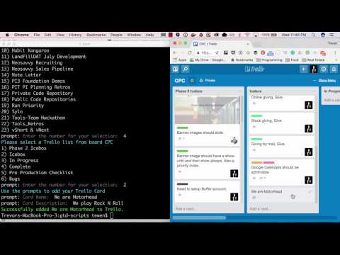 Trello Command Line Utility