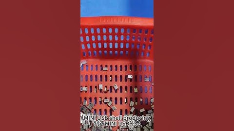 A special USB shell stamping process display #connectortechnology #machine #highspeedconnectivity