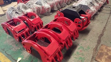 timber grapple log grab / excavator attachment