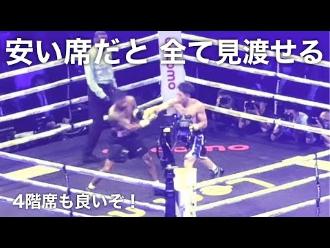 4階席から見た井上尚弥×フルトン【試合編】Fulton vs Inoue