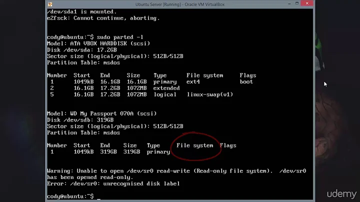 28   Using fsck to Check and Repair Filesystem Errors