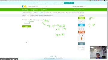 IXL O 1 Rational functions: asymptotes and excluded values