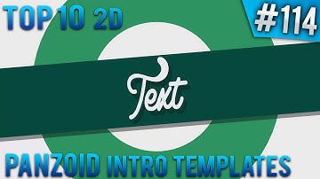 TOP 10 Panzoid 2D intro templates #114 (Free download)