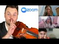 I Rickrolled Zoom Classes on Violin