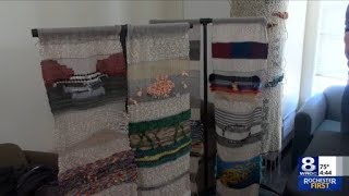 MCC artist-in-residence documents Freedom Walk 2026 through weaving