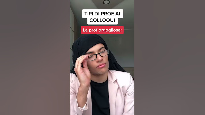 Tipi di prof ai colloqui - Kiro Ebra