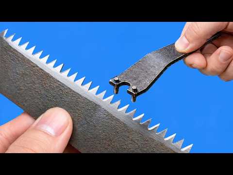 A Saw-Sharpening Technique with Astonishing Precision—even Skilled Craftsmen Don't Know It