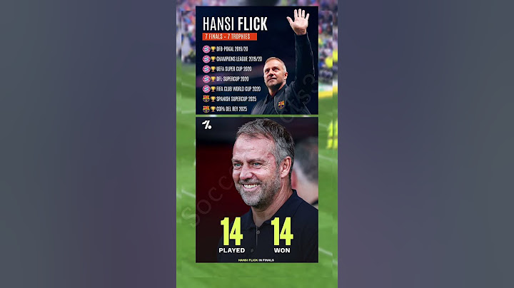 Hansi Flick’s INCREDIBLE 14/14 Finals Record! | 7 Trophies with Bayern & Barça 🏆🔥