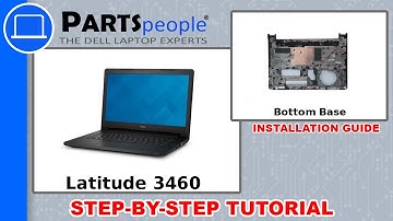 Dell Latitude 3460 (P63G001) Bottom Base How-To Video Tutorial