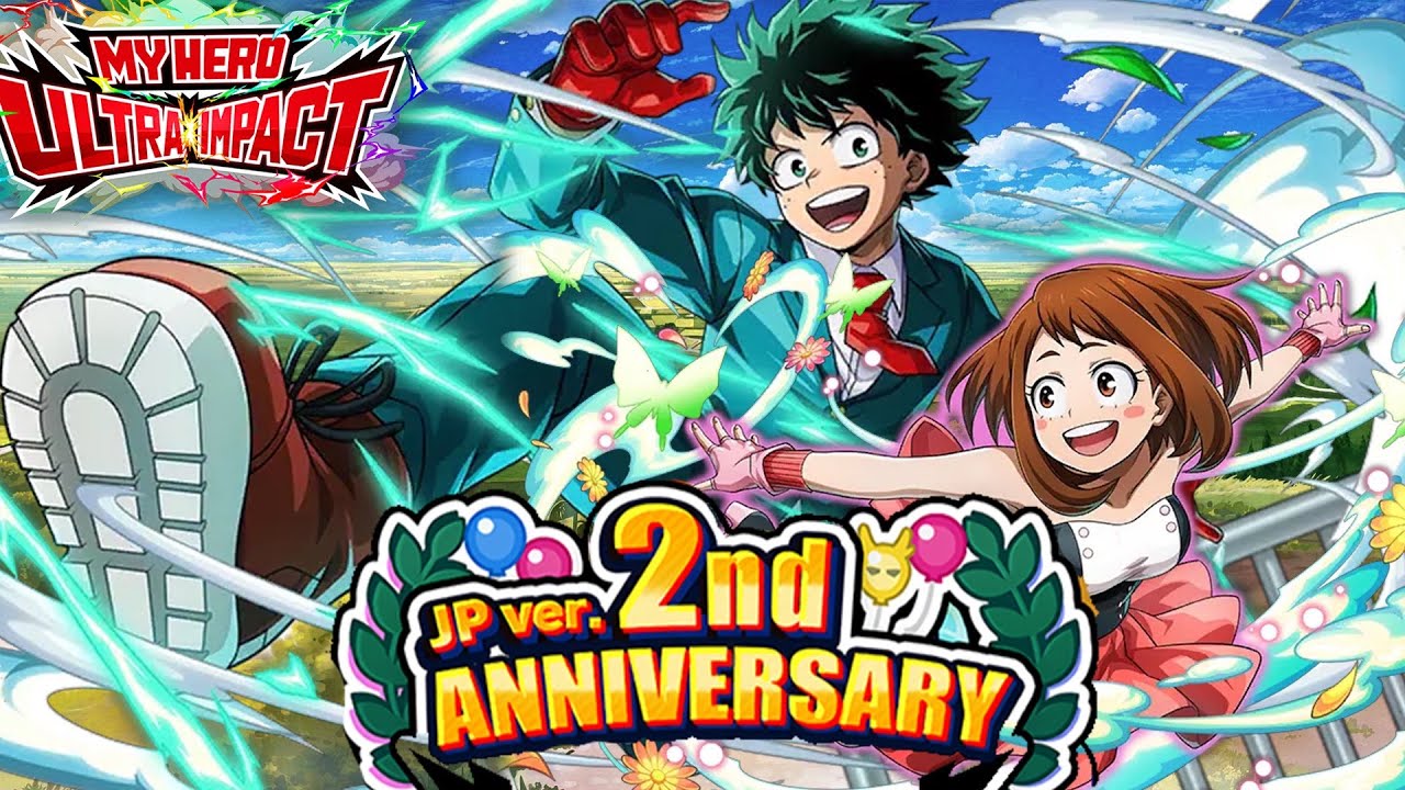 MY HERO ACADEMIA ULTRA IMPACT 2ND ANNIVERSARY DETAILS ARE HERE FOR UR