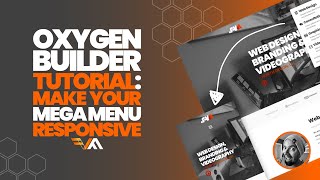 Oxygen Builder Mega Menu To Responsive Menu Quick Tutorial