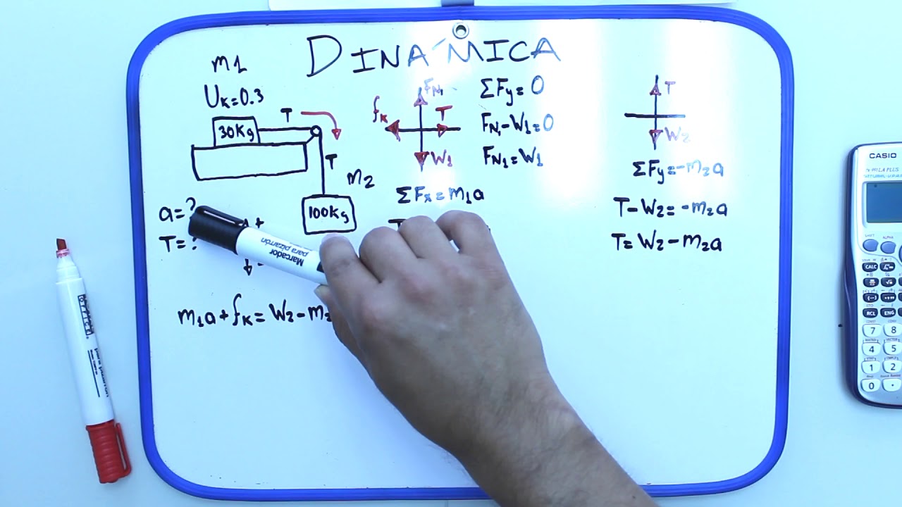 Fricción Y Tensión Problema 1 Youtube