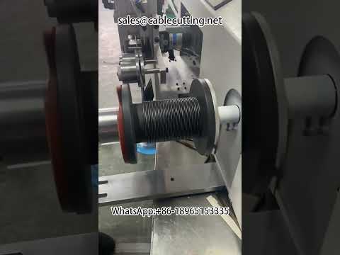 Automatic Meter Counting Wire Counting Machine with Line-Up, Rewinding, and Cutting