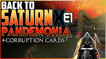 Back To Saturn X E1 BEGINS! Maps 1-4 | Doom MOD: Pandemonia 2.1 + Corruption Cards (UV)
