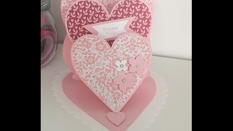 ScanNCut Canvas Heart Shaped Triple Easel Card