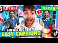 How to create viral ali abdaal captions in 1 click